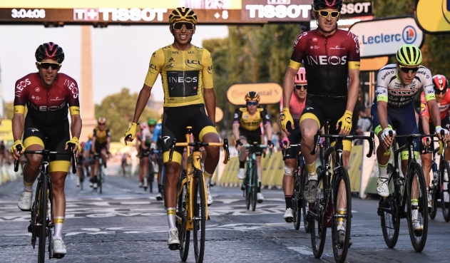 Egan Bernal quedó cuarto en clasificación mundial de la UCI