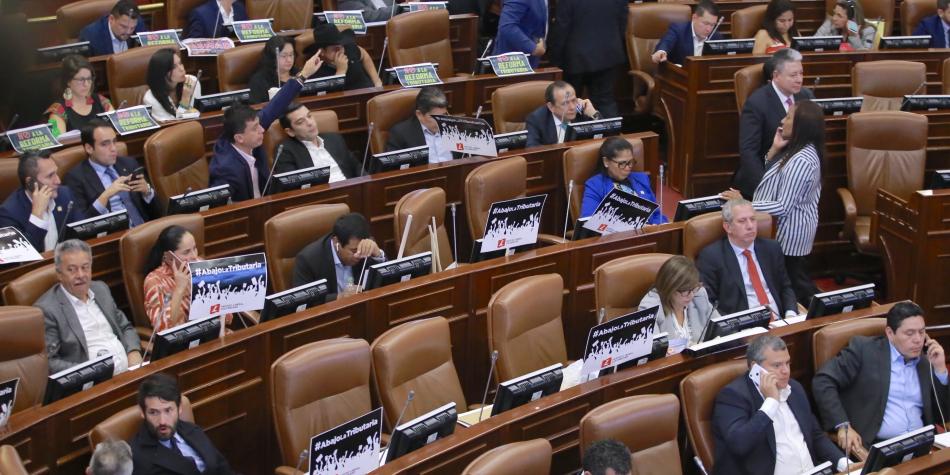 En el Senado, reforma tributaria obtuvo el visto bueno