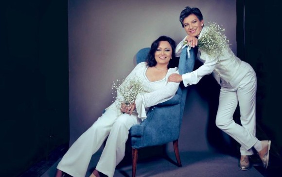 Claudia López y Angélica Lozano ya son esposas