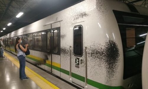 Nuevo acto vandálico contra el metro de Medellín