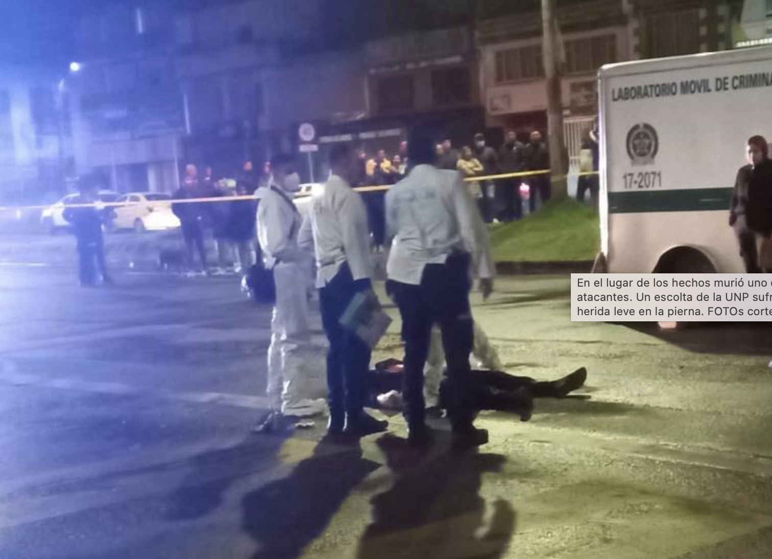 Jefe de UNP sospecha de subalternos tras ataque en Bogotá